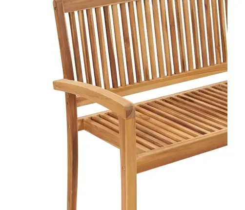 Dārza Sols Ar Matraci, 128,5 Cm, Masīvs Tīkkoks Vidaxl