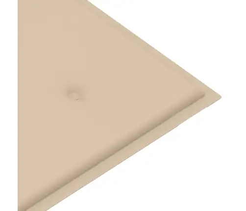 Dārza Sols Ar Matraci, 128,5 Cm, Masīvs Tīkkoks Vidaxl