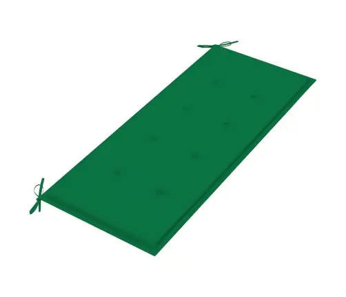 Dārza Sols Ar Matraci, 128,5 Cm, Masīvs Tīkkoks Vidaxl