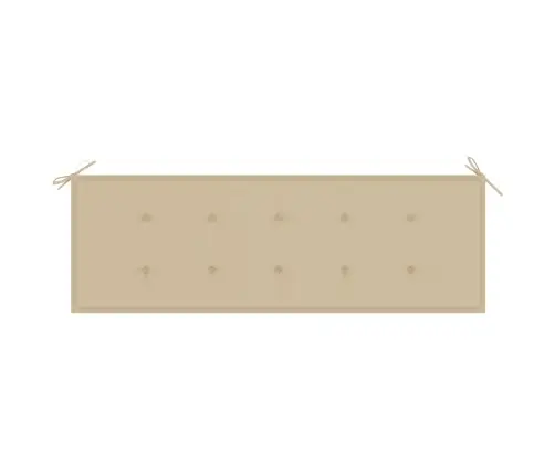 Dārza Sols Ar Matraci, 159 Cm, Masīvs Tīkkoks Vidaxl Dārza Sols Ar Matraci, 159 Cm, Masīvs Tīkkoks Vidaxl