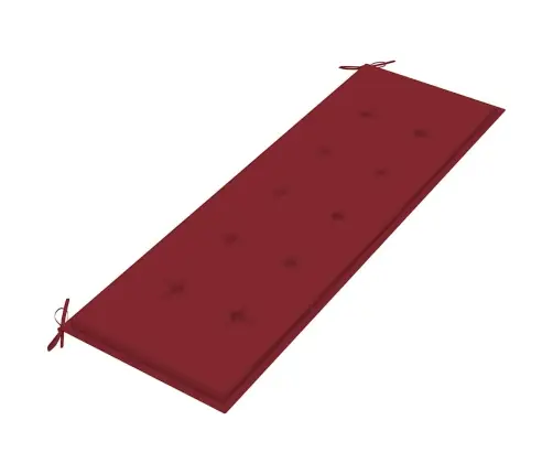 Dārza Sols Ar Matraci, 159 Cm, Masīvs Tīkkoks Vidaxl