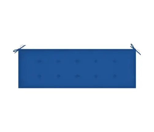 Dārza Sols Ar Matraci, 159 Cm, Masīvs Tīkkoks Vidaxl