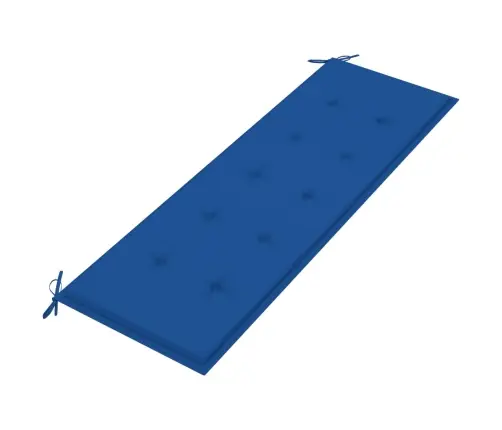 Dārza Sols Ar Matraci, 159 Cm, Masīvs Tīkkoks Vidaxl