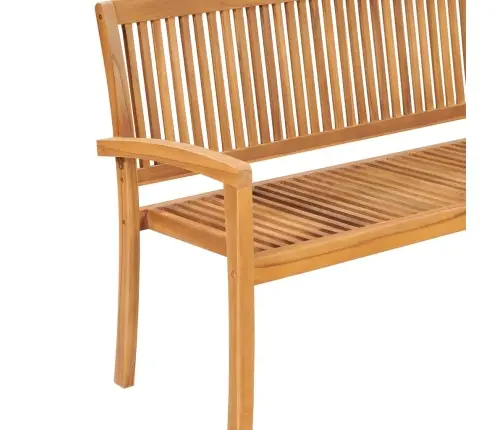 Dārza Sols Ar Matraci, 159 Cm, Masīvs Tīkkoks Vidaxl