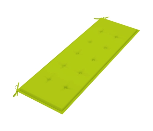 Dārza Sols Ar Matraci, 159 Cm, Masīvs Tīkkoks Vidaxl