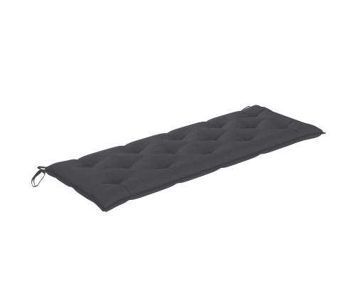 Dārza Sols Ar Matraci, 159 Cm, Masīvs Tīkkoks Vidaxl