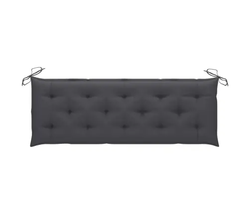 Dārza Sols Ar Matraci, 159 Cm, Masīvs Tīkkoks Vidaxl