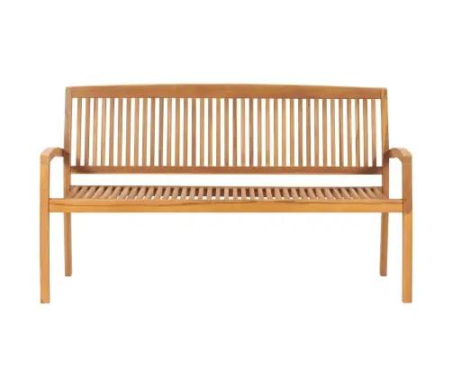 Dārza Sols Ar Matraci, 159 Cm, Masīvs Tīkkoks Vidaxl