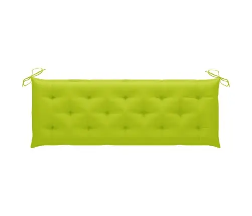 Dārza Sols Ar Matraci, 159 Cm, Masīvs Tīkkoks Vidaxl