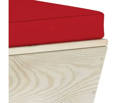 Kampinė Sodo Sofa Iš Palečių Su Pagalvėlėmis, Impregnuota Eglė