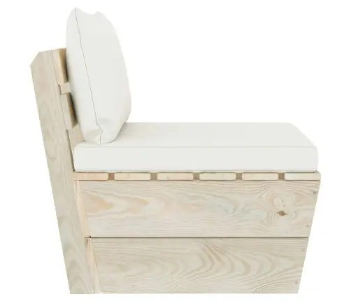 Kaubaalustest Keskmine Diivan Patjadega Immutatud Kuusepuit