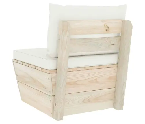 Kaubaalustest Keskmine Diivan Patjadega Immutatud Kuusepuit