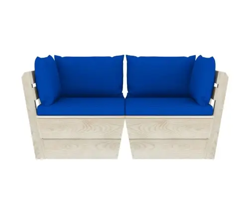 2-Osaline Kaubaalustest Diivan Patjadega Kuusepuit