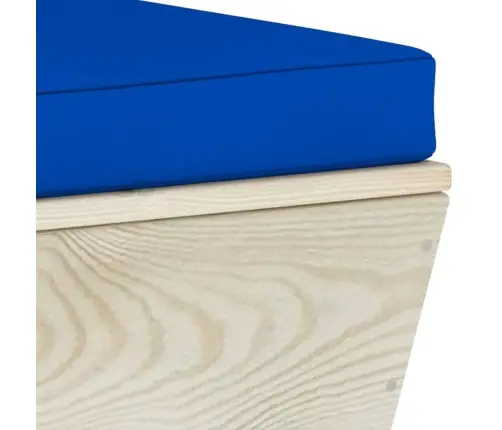 Trivietė Sodo Sofa Iš Palečių Su Pagalvėlėmis, Eglės Mediena