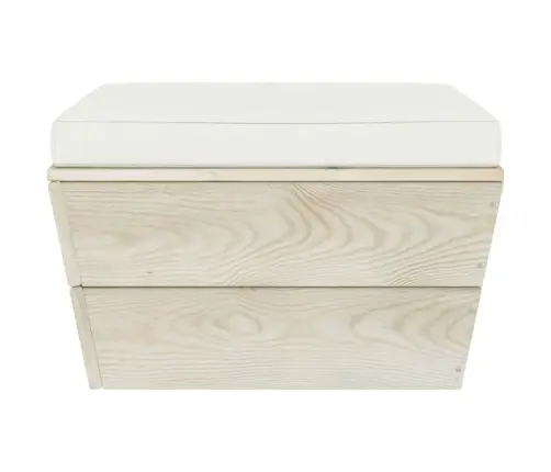 Sodo Baldų Komplektas Iš Palečių Su Pagalvėlėmis, 3 Dalių, Eglė