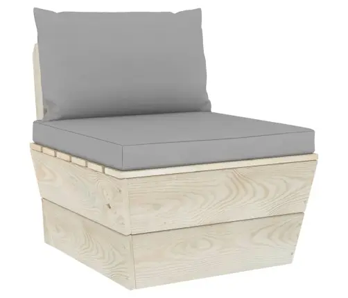 Sodo Baldų Komplektas Iš Palečių Su Pagalvėlėmis, 4 Dalių, Eglė