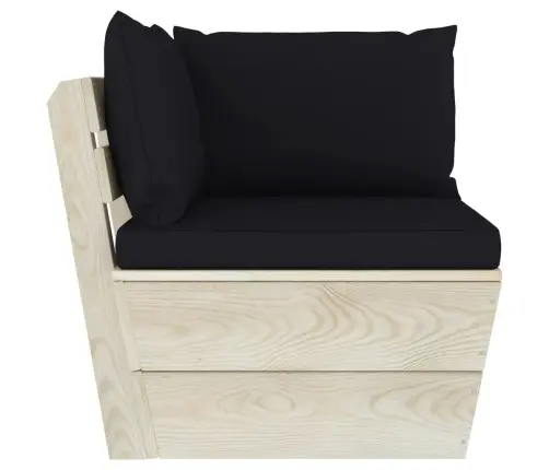 Sodo Baldų Komplektas Iš Palečių, 5 Dalių, Impregnuota Eglė