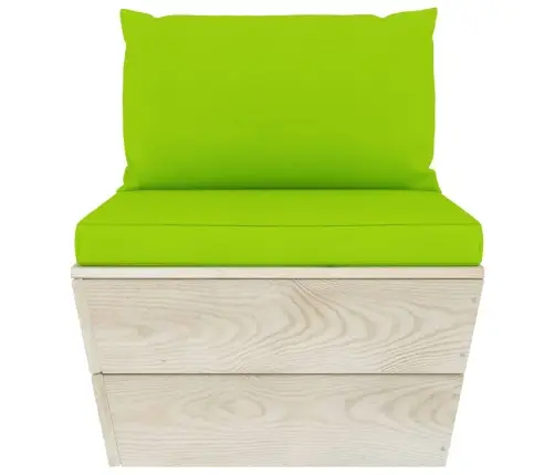 6-Daļīgs Dārza Palešu Mēbeļu Komplekts Ar Matračiem, Egle Vidaxl