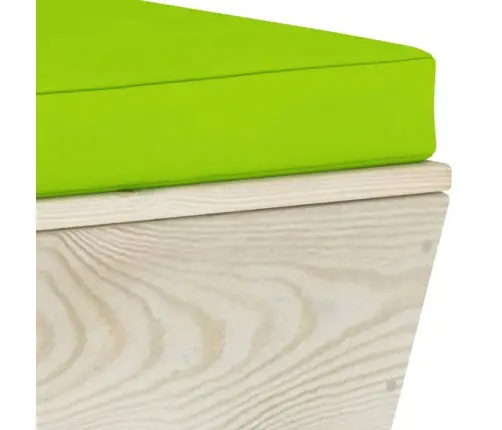 6-Daļīgs Dārza Palešu Mēbeļu Komplekts Ar Matračiem, Egle Vidaxl