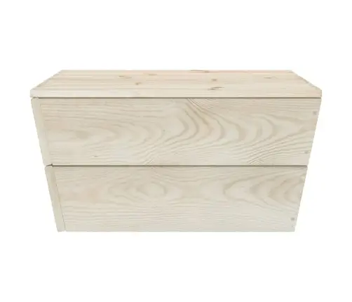 Sodo Baldų Komplektas Iš Palečių Su Pagalvėlėmis, 7 Dalių, Eglė