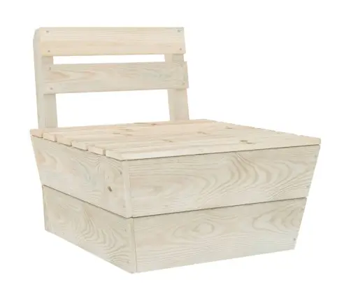 5-Daļīgs Dārza Palešu Mēbeļu Komplekts, Impregnēts Egles Koks Vidaxl