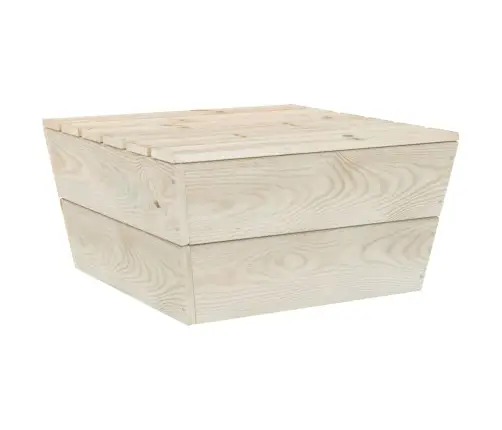 7-Daļīgs Dārza Palešu Mēbeļu Komplekts, Impregnēts Egles Koks Vidaxl