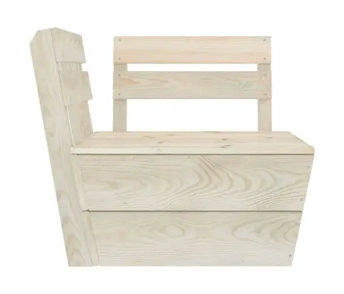 9-Daļīgs Dārza Palešu Mēbeļu Komplekts, Impregnēts Egles Koks Vidaxl