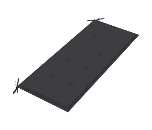 Saliekams Dārza Sols Ar Matraci, 118 Cm, Bambuss Vidaxl