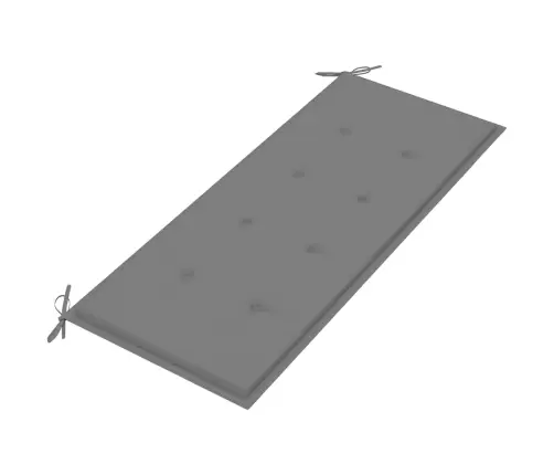 Sulankstomas Sodo Suoliukas Su Pagalvėle, 118cm Bambukas