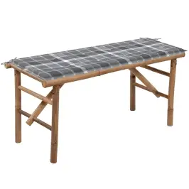 Kokkupandav Aiapink Padjaga, 118 cm Bambus