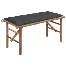 Kokkupandav Aiapink Padjaga, 118 cm Bambus