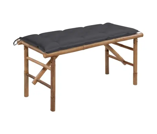 Kokkupandav Aiapink Padjaga, 118 cm Bambus