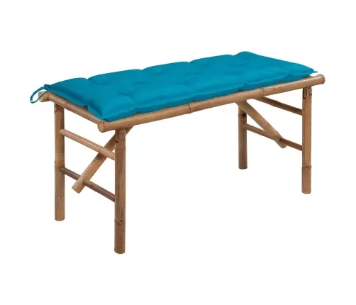 Kokkupandav Aiapink Padjaga, 118 cm Bambus