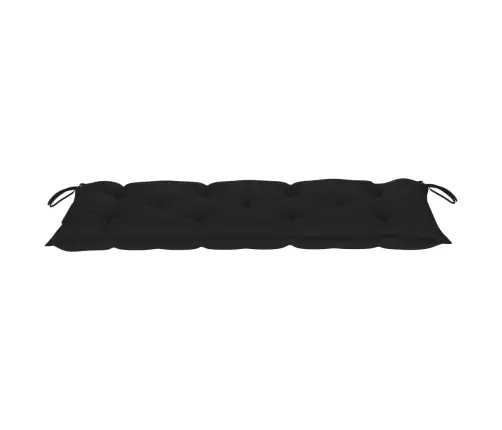 Saliekams Dārza Sols Ar Matraci, 118 Cm, Bambuss Vidaxl