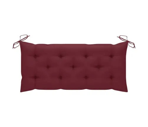 Saliekams Dārza Sols Ar Matraci, 118 Cm, Bambuss Vidaxl