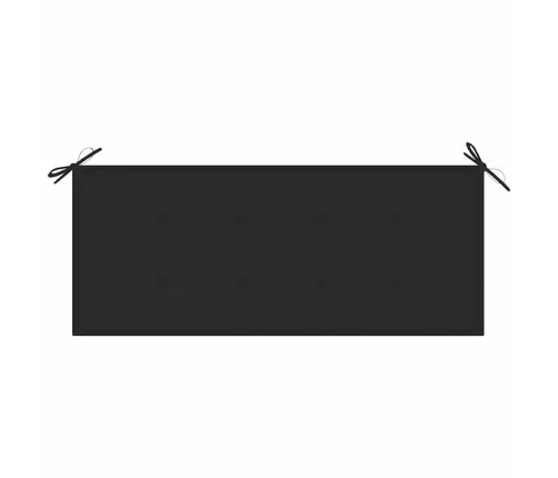 Dārza Sols Ar Matraci, 120 Cm, Bambuss Vidaxl