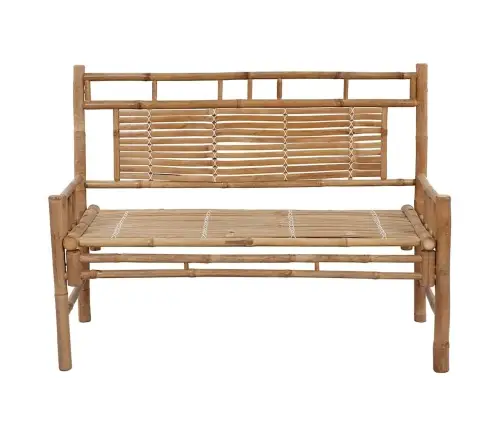 Sodo Suoliukas Su Pagalvėle, 120cm Bambukas (41504+314081)