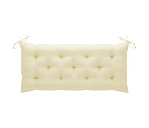 Sodo Suoliukas Su Pagalvėle, 120cm Bambukas (41504+314946)