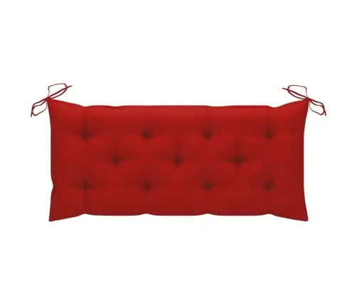 Dārza Sols Ar Matraci, 120 Cm, Bambuss Vidaxl