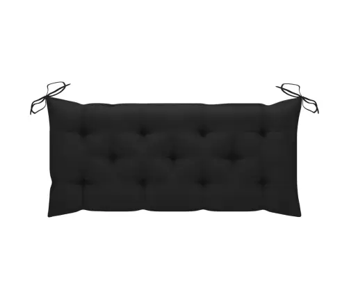 Dārza Sols Ar Matraci, 120 Cm, Bambuss Vidaxl