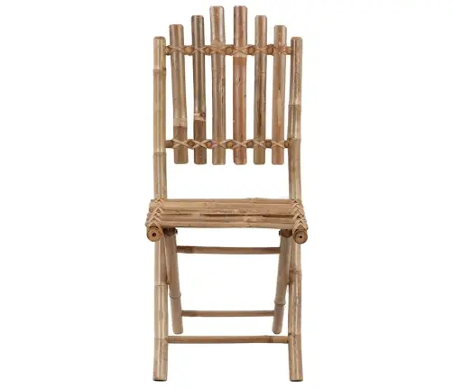 5-Daļīgs Āra Mēbeļu Komplekts Ar Matračiem, Saliekams, Bambuss Vidaxl