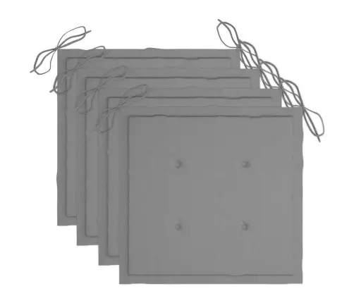 5-Daļīgs Āra Mēbeļu Komplekts Ar Matračiem, Saliekams, Bambuss Vidaxl