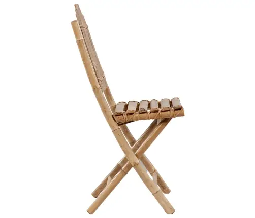 5-Osaline Kokkupandav Aiamööblikomplekt Patjadega, Bambus