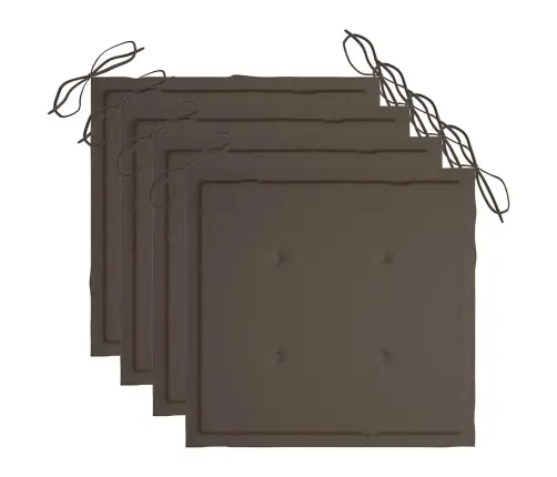 5-Osaline Kokkupandav Aiamööblikomplekt Patjadega, Bambus