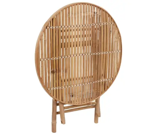 Sulankstomas Lauko Komplektas Su Pagalvėmis, 5 Dalių, Bambukas