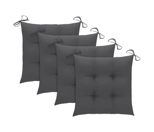 5-Osaline Kokkupandav Aiamööblikomplekt Patjadega, Bambus