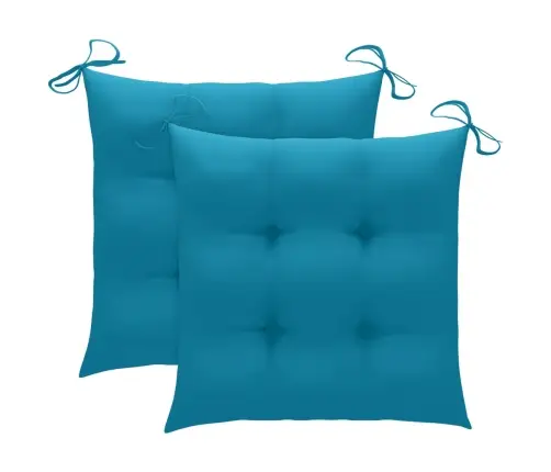 Saliekami Dārza Krēsli Ar Matračiem, 2 Gab., Bambuss Vidaxl