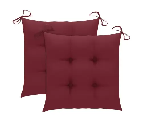 Saliekami Dārza Krēsli Ar Matračiem, 2 Gab., Bambuss Vidaxl