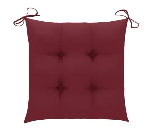 Saliekami Dārza Krēsli Ar Matračiem, 2 Gab., Bambuss Vidaxl