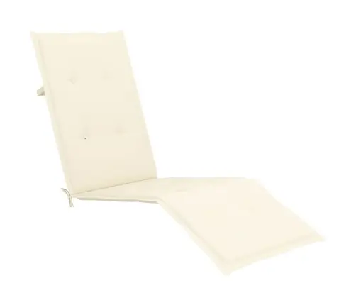 Atpūtas Krēsls Ar Kāju Balstu Un Matraci, Akācijas Masīvkoks Vidaxl